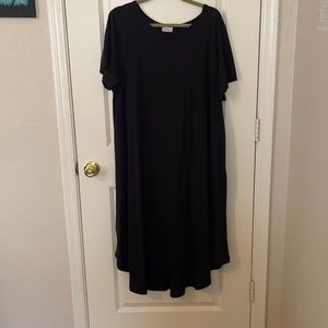 Black Carly Lularoe dress